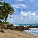 The southern end of Playa Bacocho in Puerto Escondido