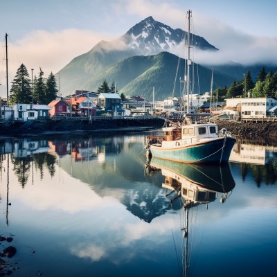 Harbor in Sitka, Alaska