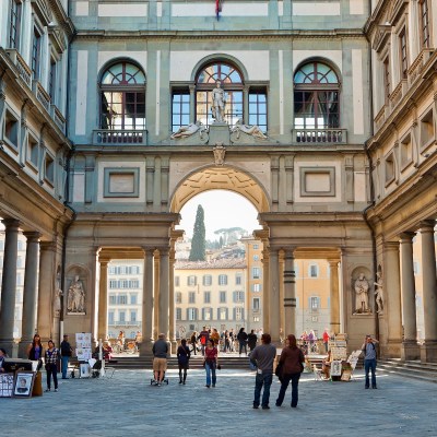 Uffizi Gallery in Florence, Italy