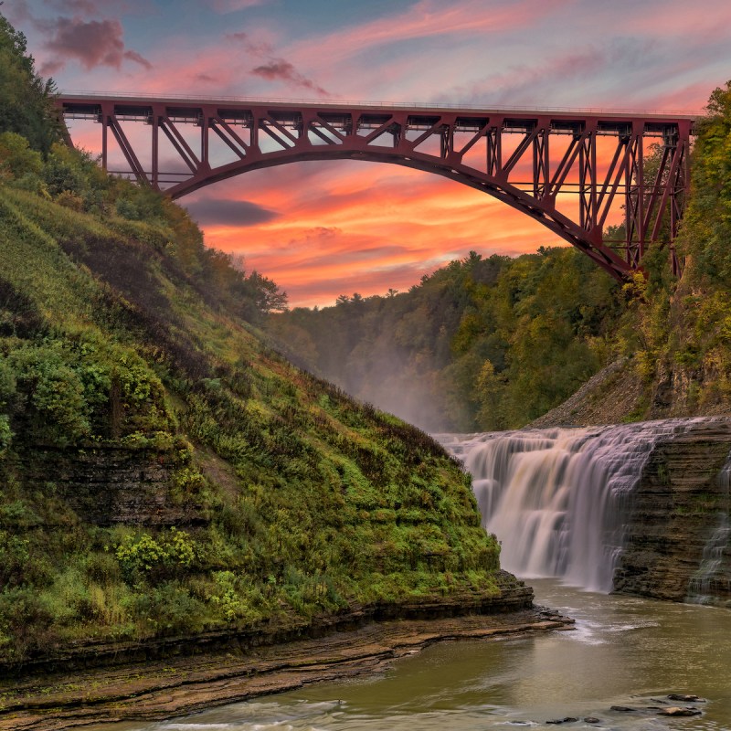 Upper Falls at Letchworth State Park