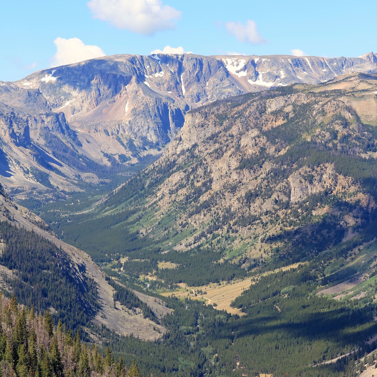 Beartooth Mountains and Custer National Forest along Montana's Beartooth Scenic Highway