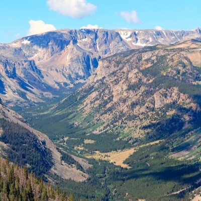 Beartooth Mountains and Custer National Forest along Montana's Beartooth Scenic Highway