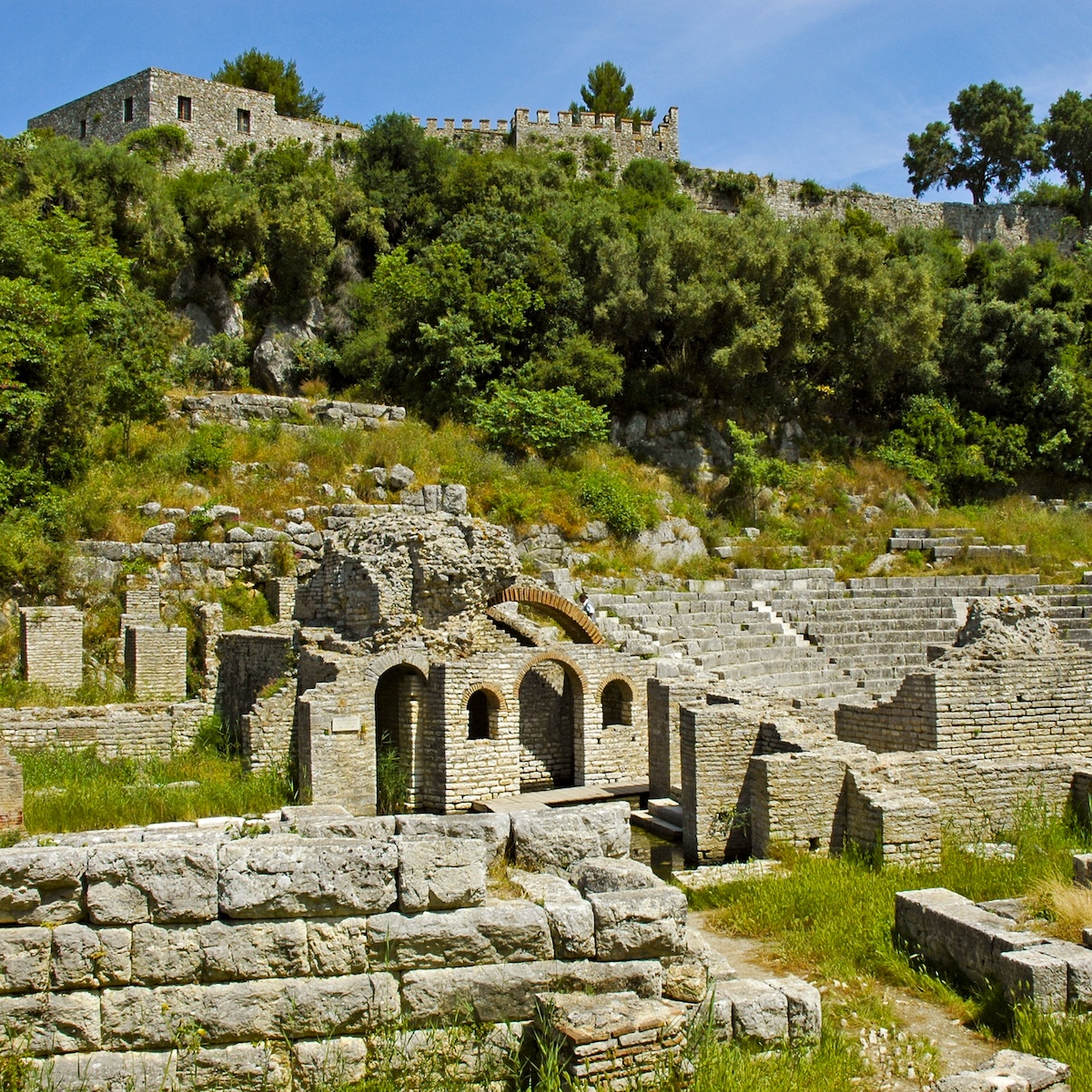 Butrint National Archaeological Park in Albania