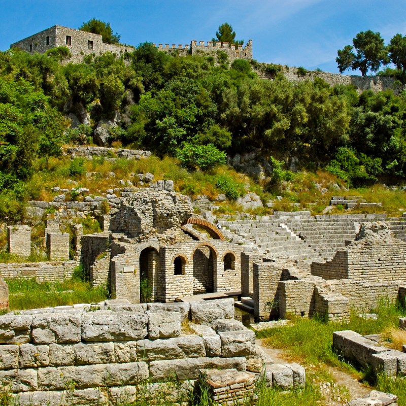 Butrint National Archaeological Park in Albania