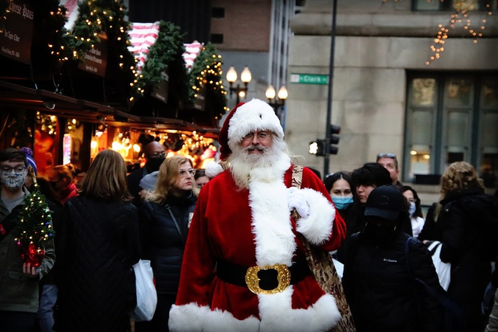 Santa in Chicago