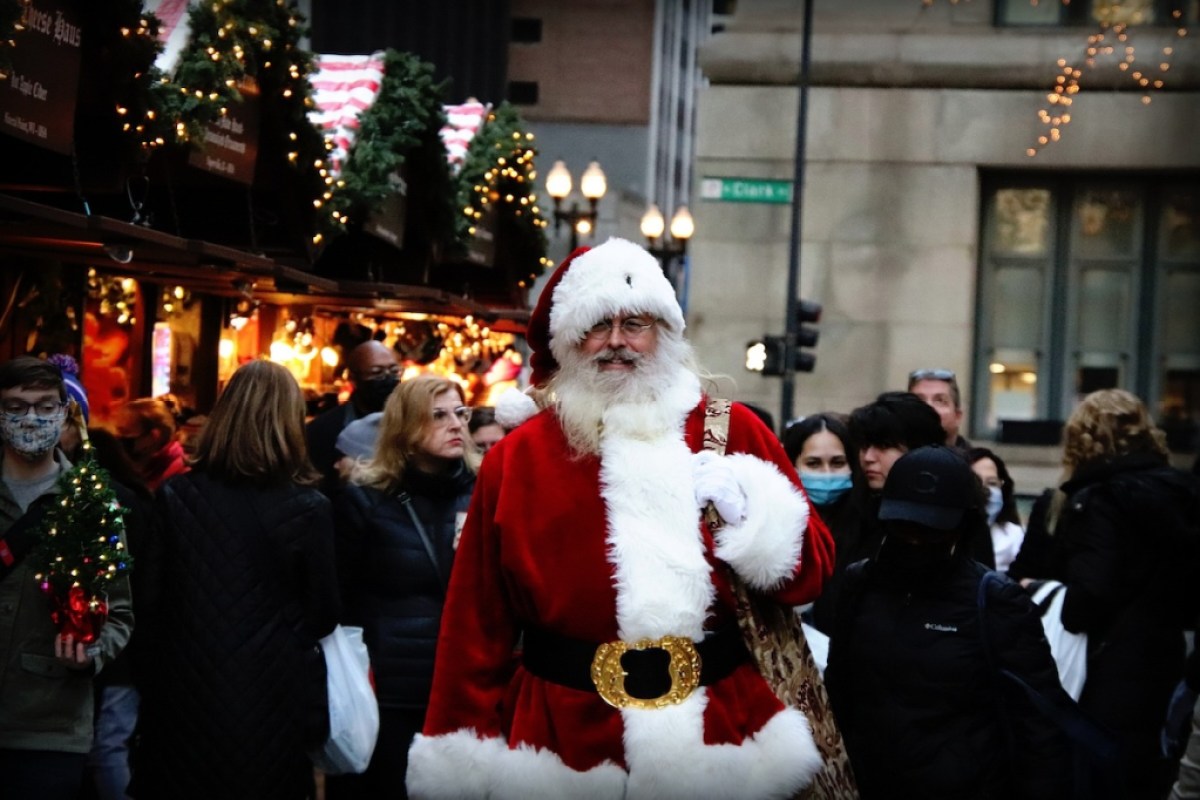 Santa in Chicago