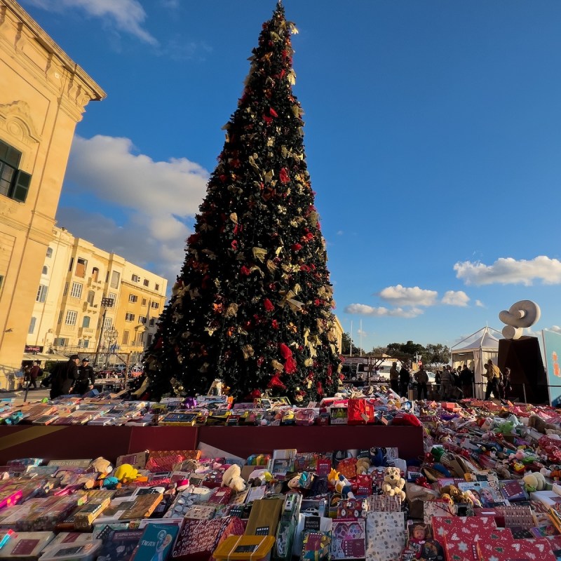 Christmas market in Valletta, Malta