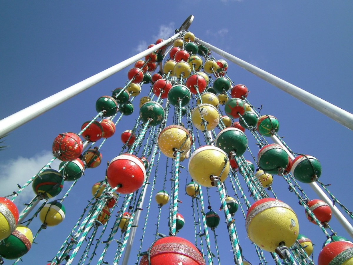 Christmas decorations in Key West