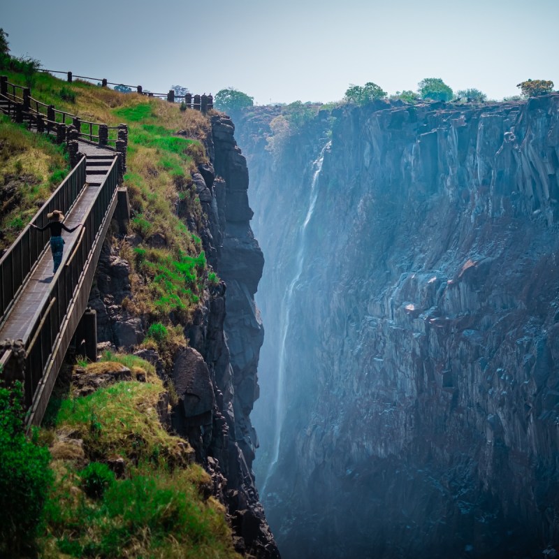 Mosi-Oa-Tunya Falls in Livingstone