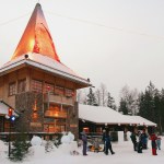 Santa Claus Village in the Arctic Circle near Rovaniemi, Finland