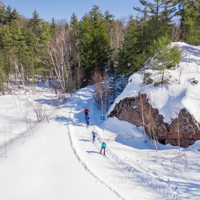 Outdoor winter activities in Marquette County, Michigan