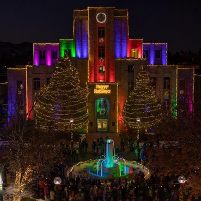Boulder's Switch on the Holidays event along the Pearl Street Mall, Civic Area, and around the Boulder County Courthouse