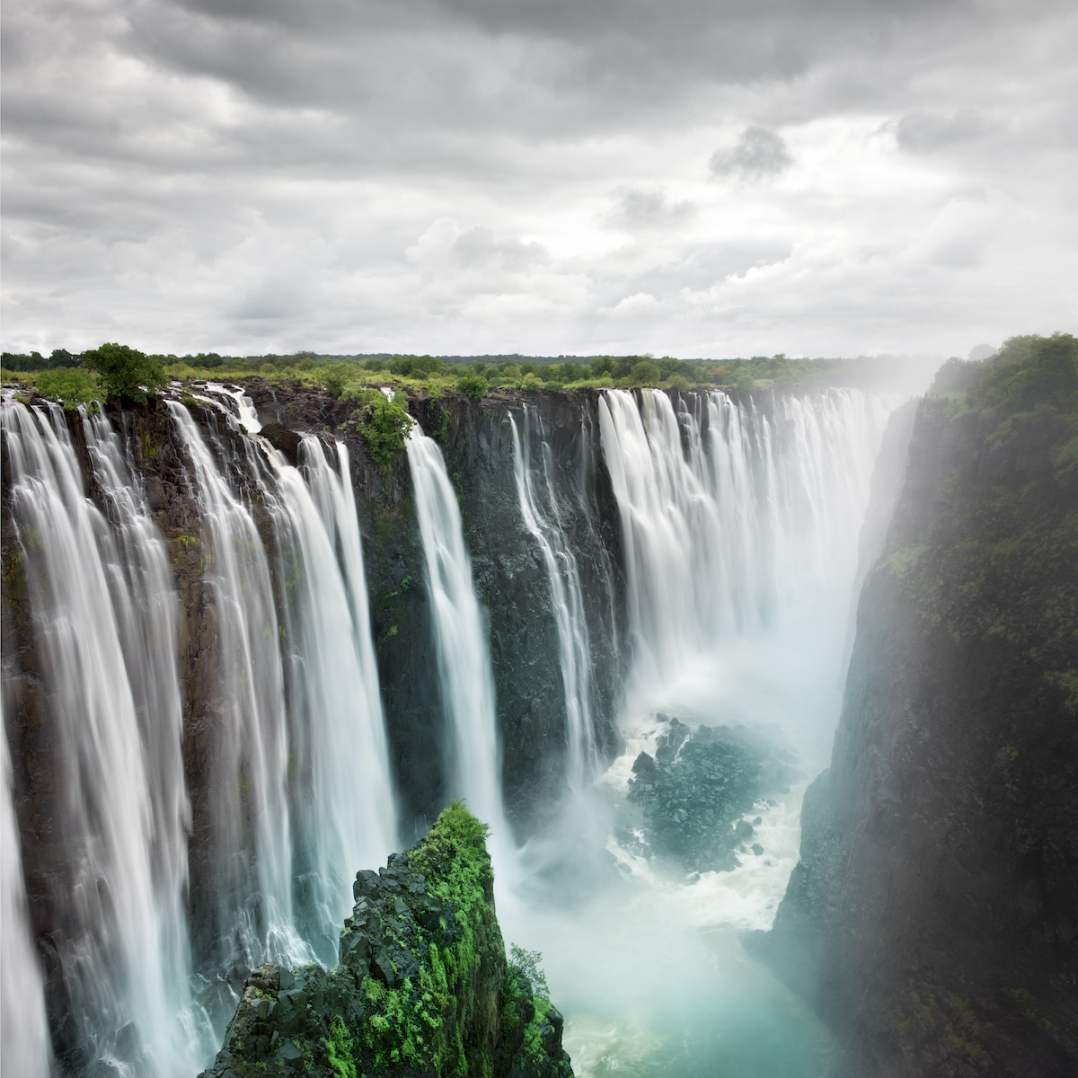 Zimbabwe side of Victoria Falls