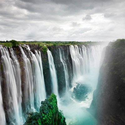 Zimbabwe side of Victoria Falls