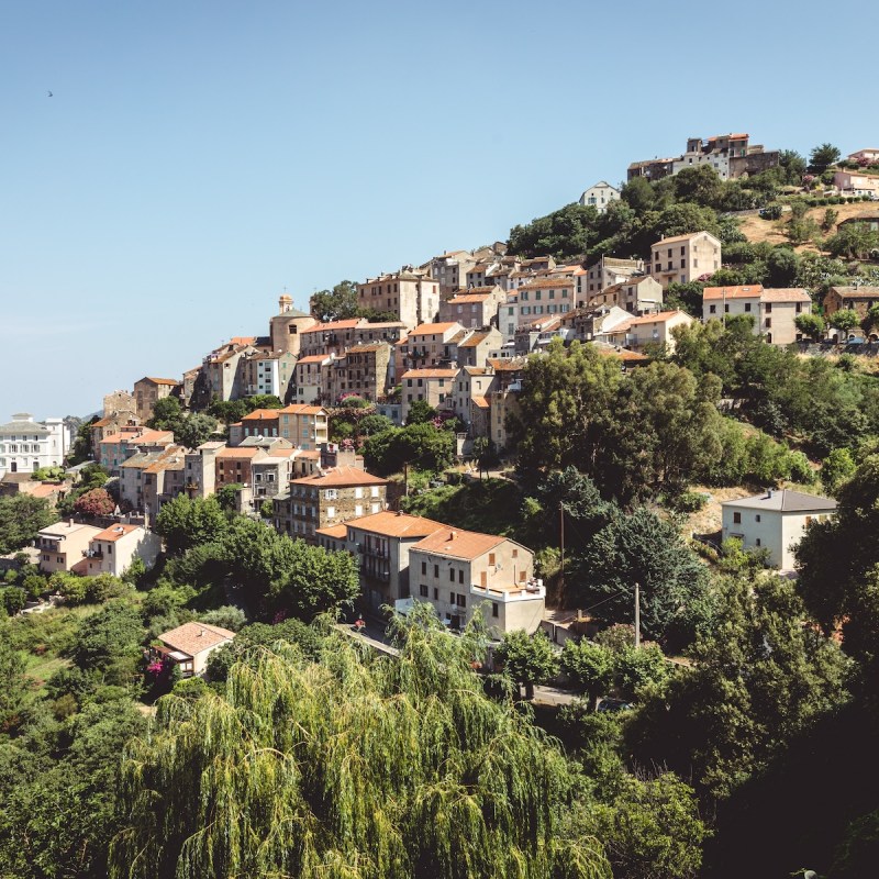 Village in Corsica, France