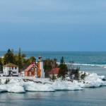 Eagle Harbor Lighthouse on the Keweenaw Peninsula in Michigan