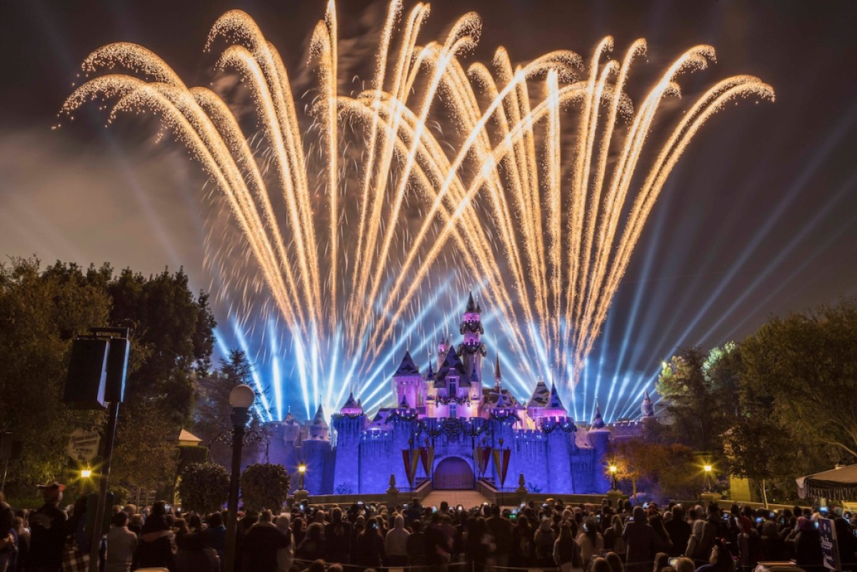 “Believe… In Holiday Magic” fireworks at Disneyland