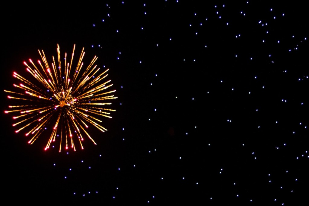 New Year's fireworks in the Netherlands