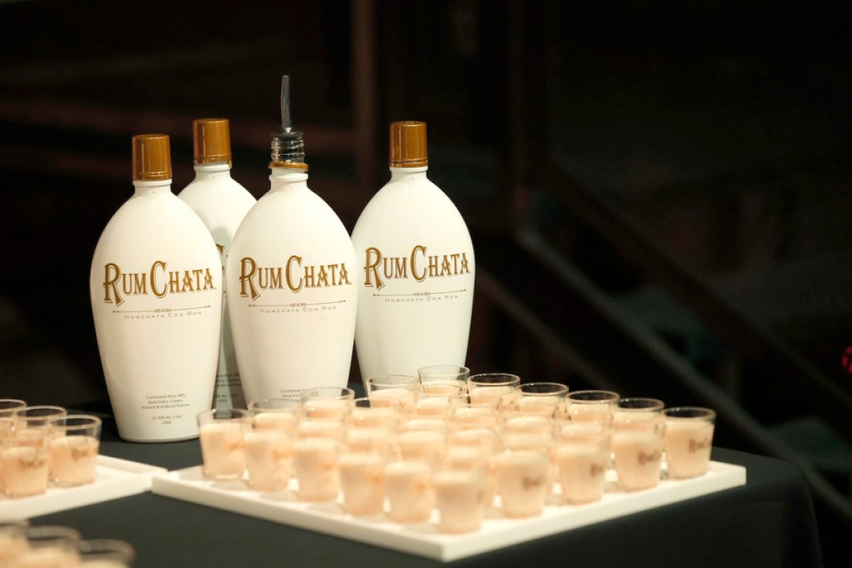 Shots of Rumchata, perfect to add in a boozy hot chocolate conconction