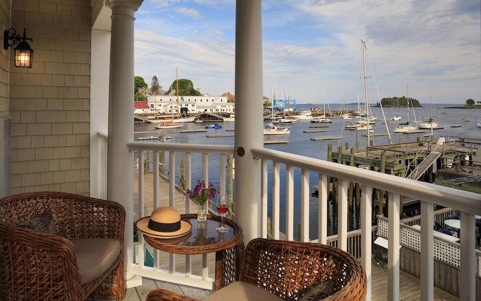 Balcony view of Grand Harbor Inn