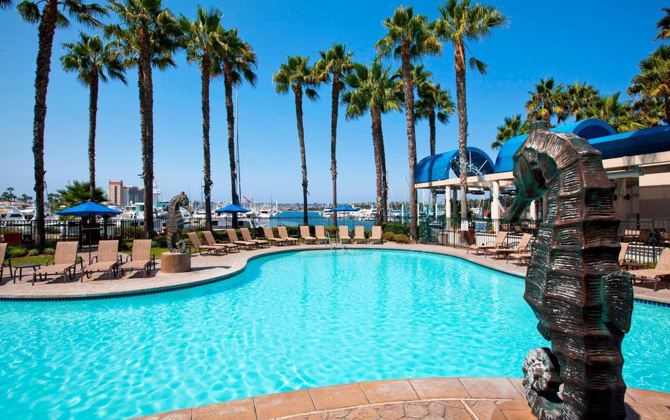 Pool view of Sheraton San Diego Hotel & Marina