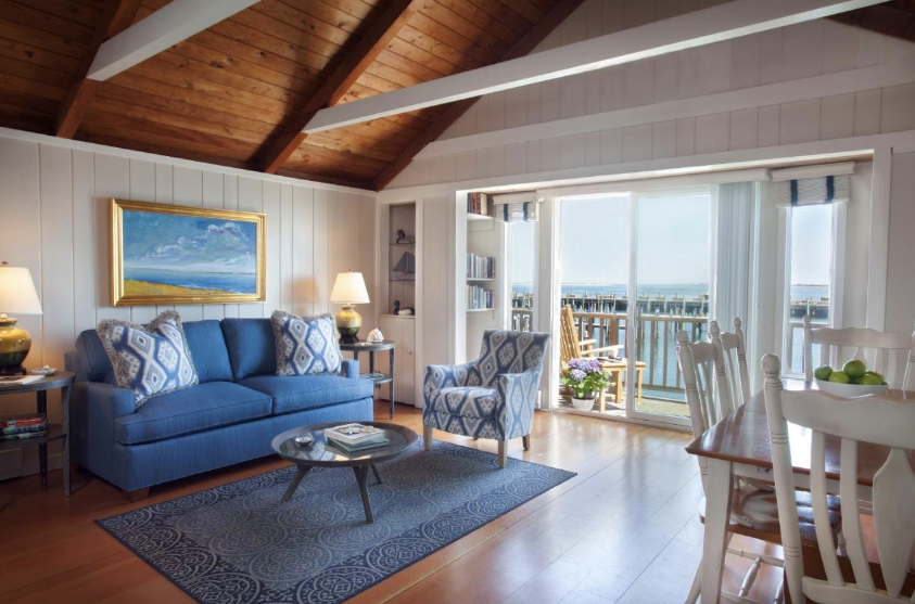 Living room view of The Cottages & Lofts