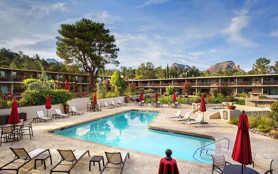 Pool view of Arabella Hotel Sedona