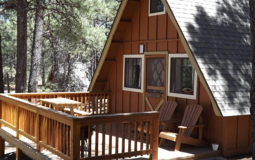 Balcony view of Arizona Mountain Inn and Cabins