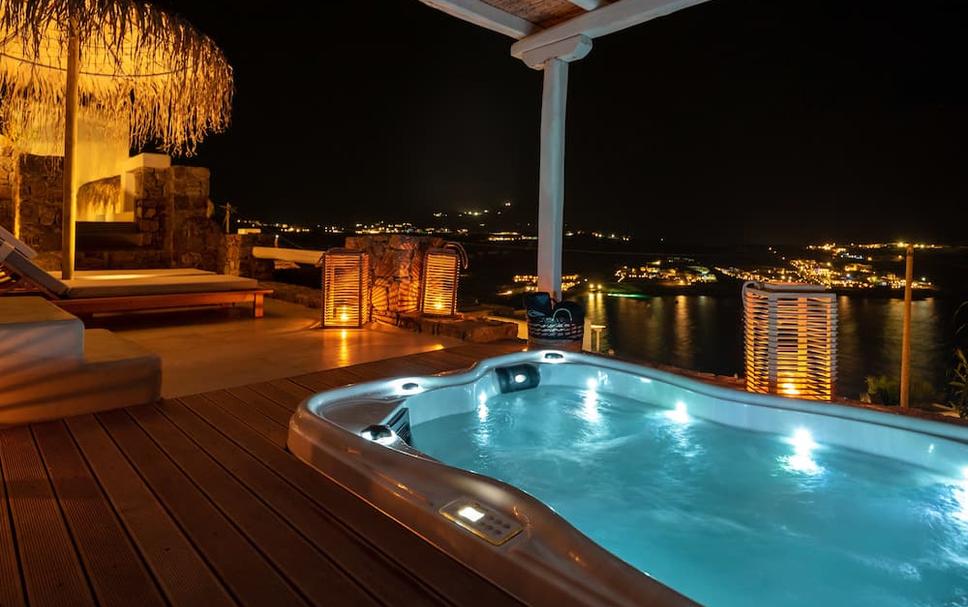 Pool view of The Summit of Mykonos