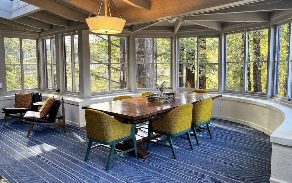 Dining room view of The Stavrand Russian River Valley