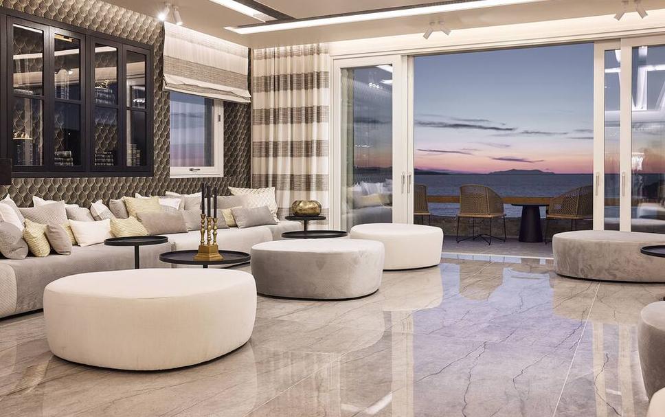 Lounge view of Amazon Mykonos Resort & Spa