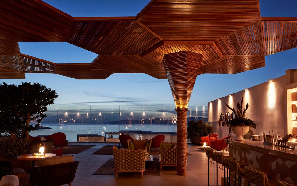 Bar view of Myconian Naia - Preferred Hotels & Resorts