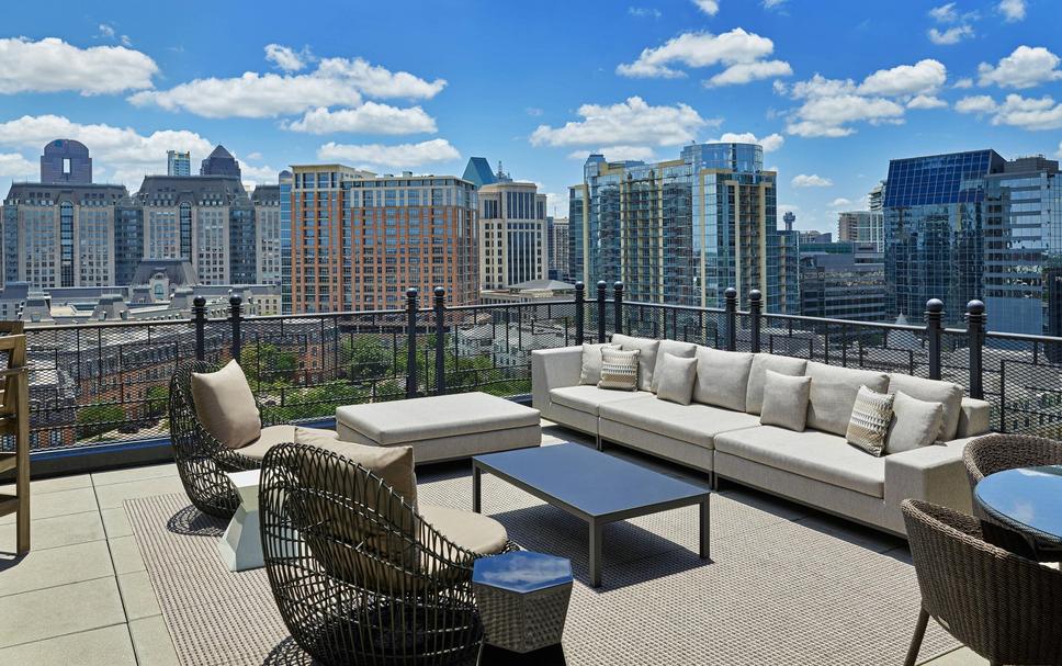 Balcony view of Le Méridien Dallas, The Stoneleigh