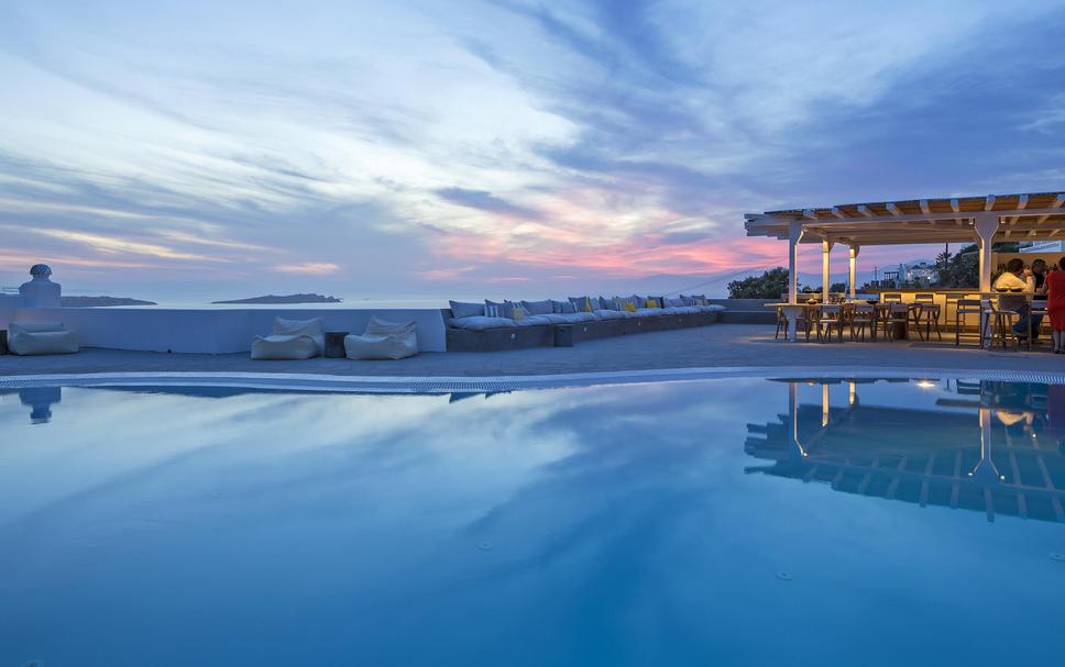 Pool view of Boheme Mykonos Town - Small Luxury Hotels of the World