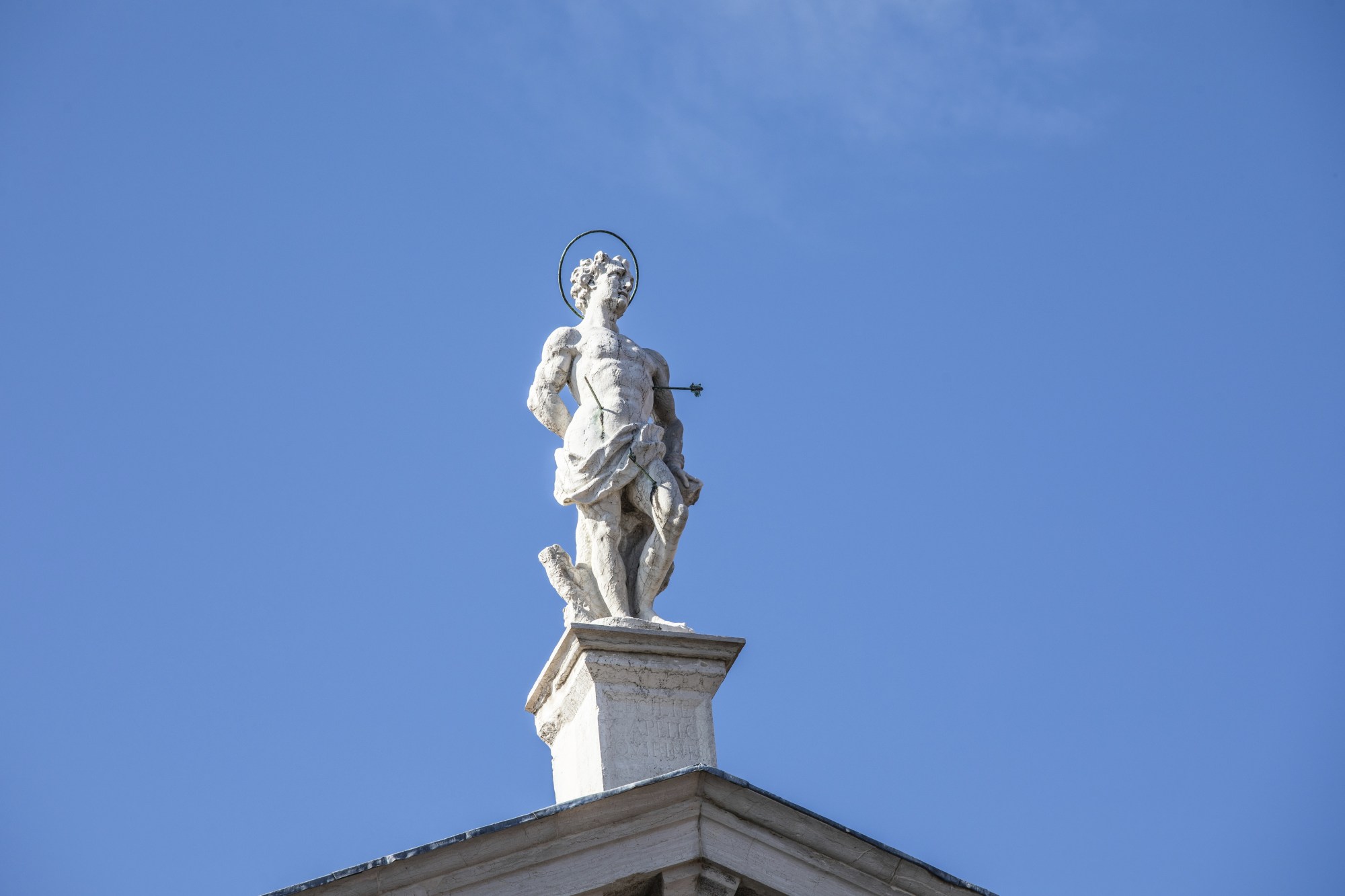 Venice hidden gems include the Church of San Sebastian, which has an iconic statue atop its steeple